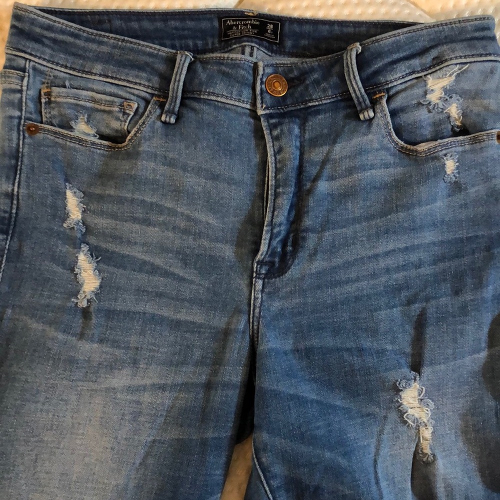 Abercrombie & Fitch Harper Low Rise Super Skinny